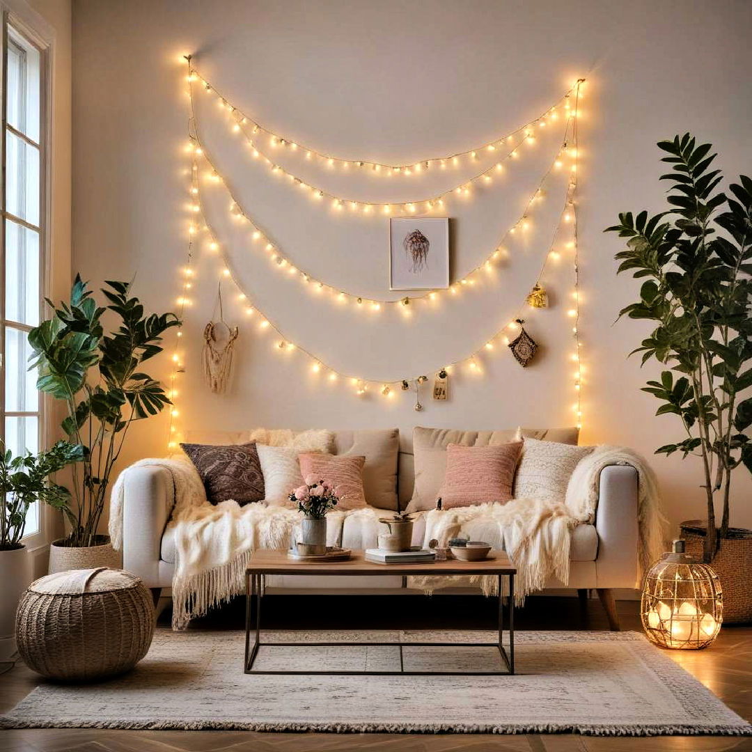 Set a Cozy Mood with Twinkling String Lights