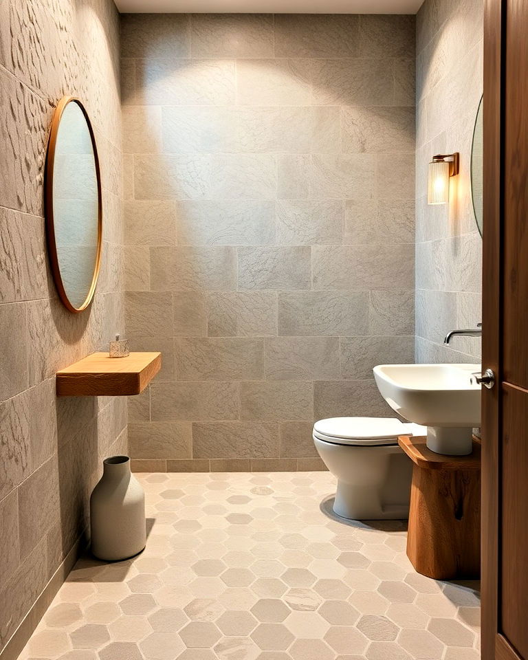 Nature-Inspired Pebble Stone Flooring for Spa Vibes