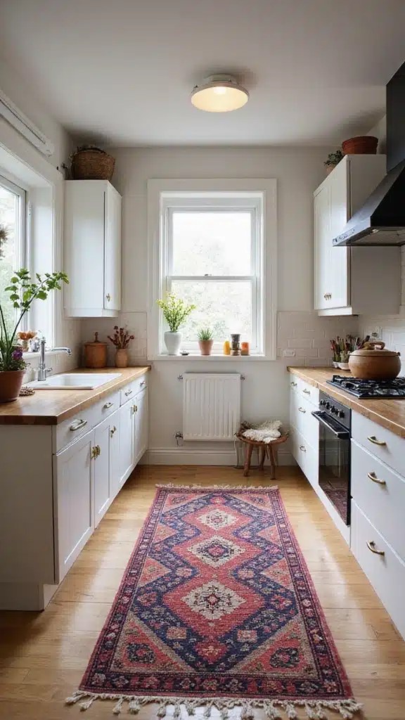 Brighten Your Kitchen with Cozy, Colorful Rugs