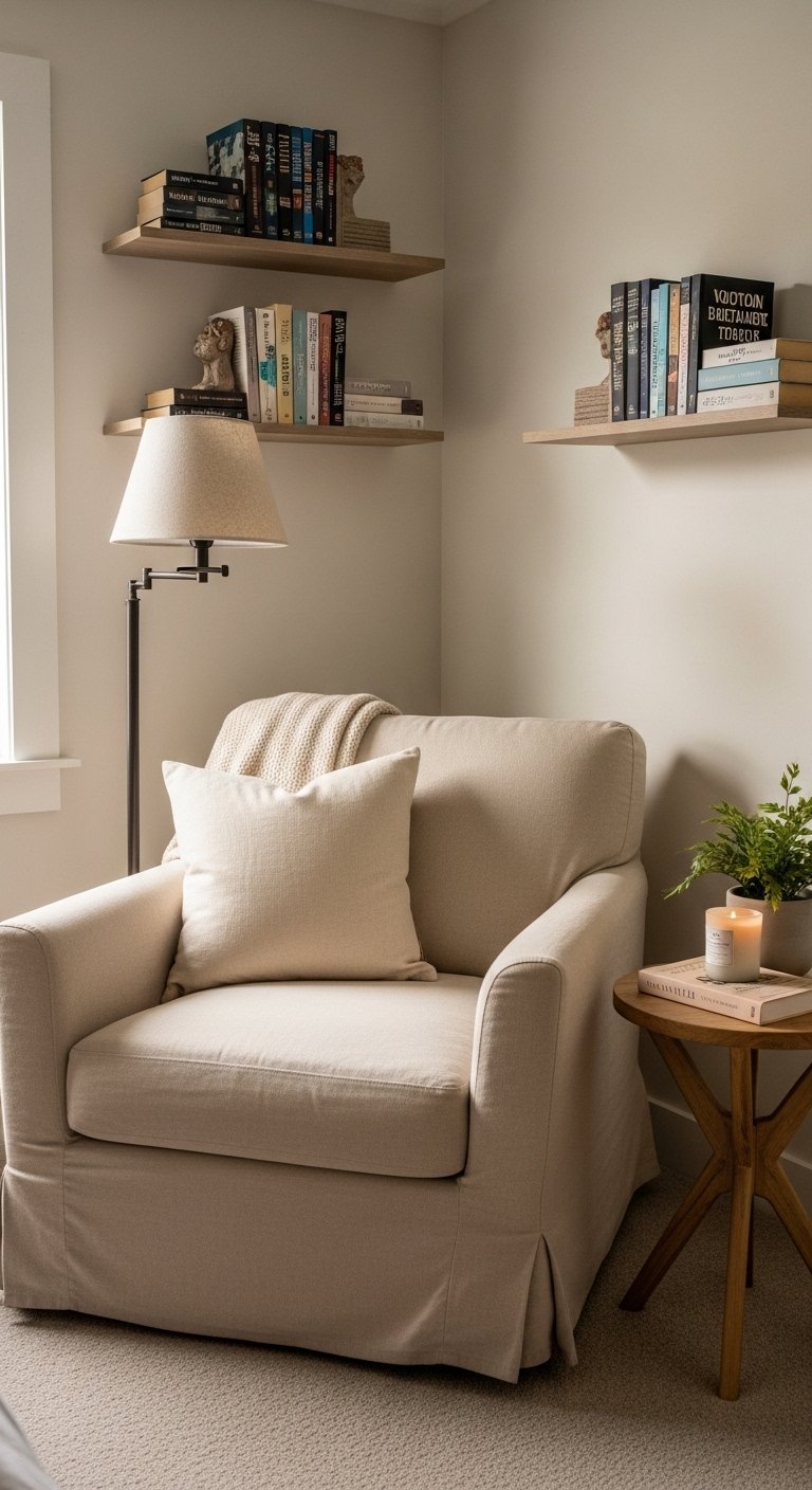 Create a Cozy Bedroom Reading Corner with Simple DIY Touches