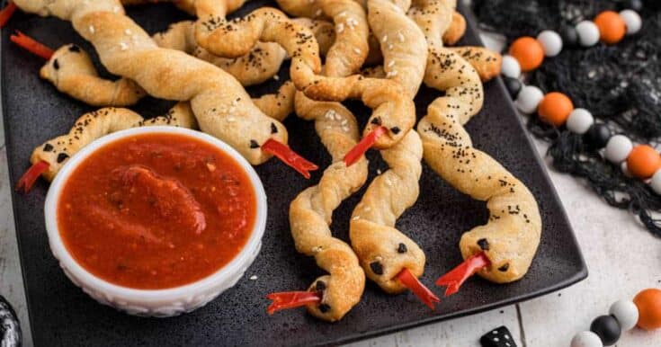 Creepy Crawly Bread Twists