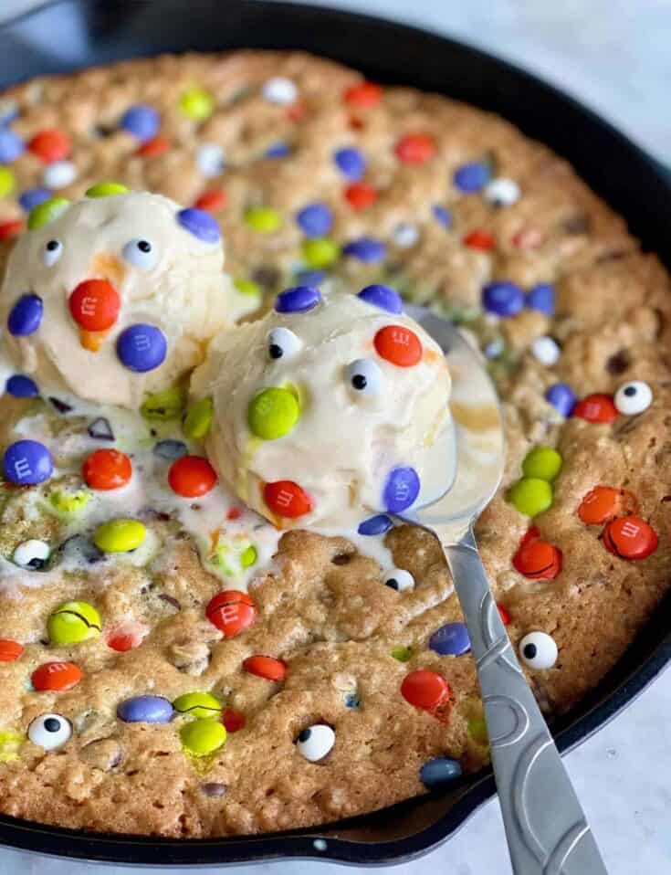 Monster Mash Skillet Cookie