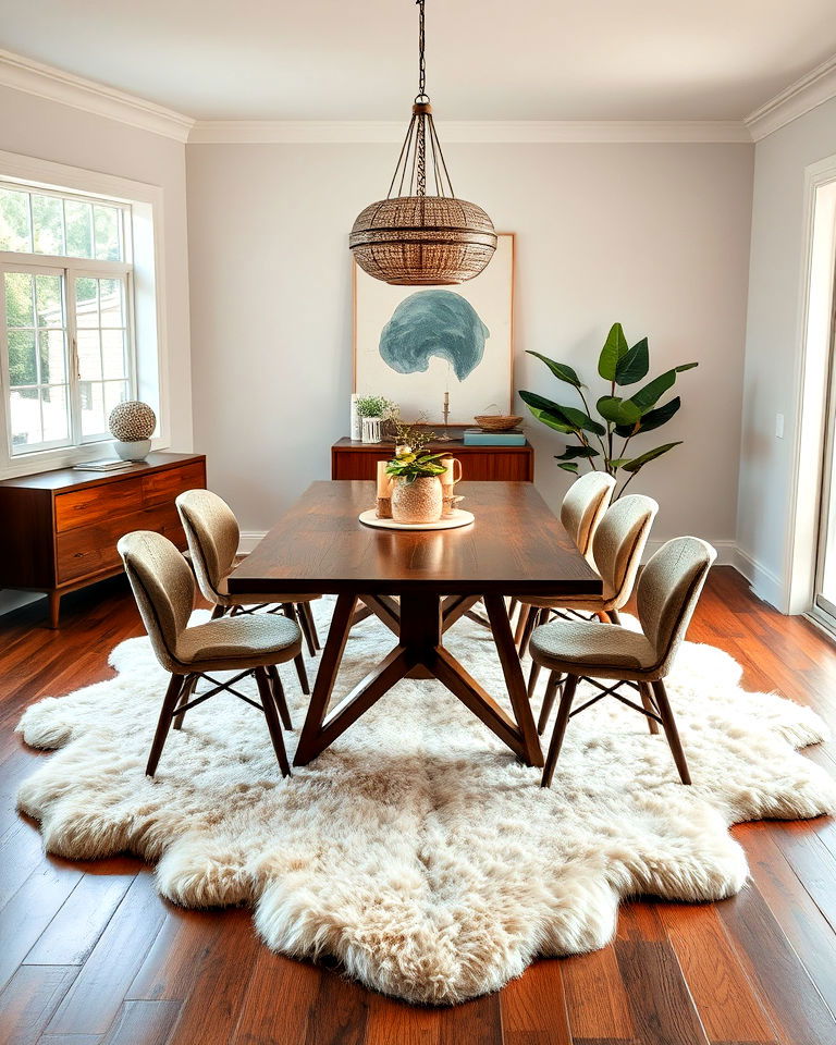 Incorporate Sheepskin Layers for Cozy Dimension