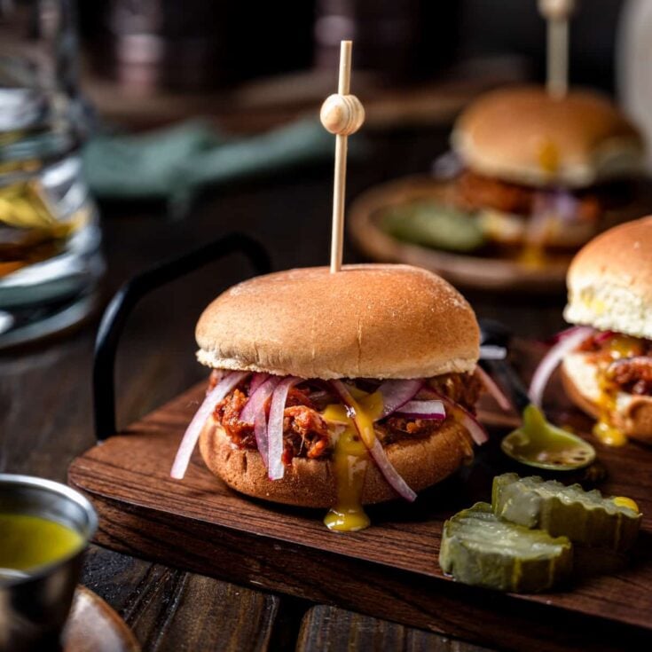 Midnight Carnival Shredded Pork Sliders