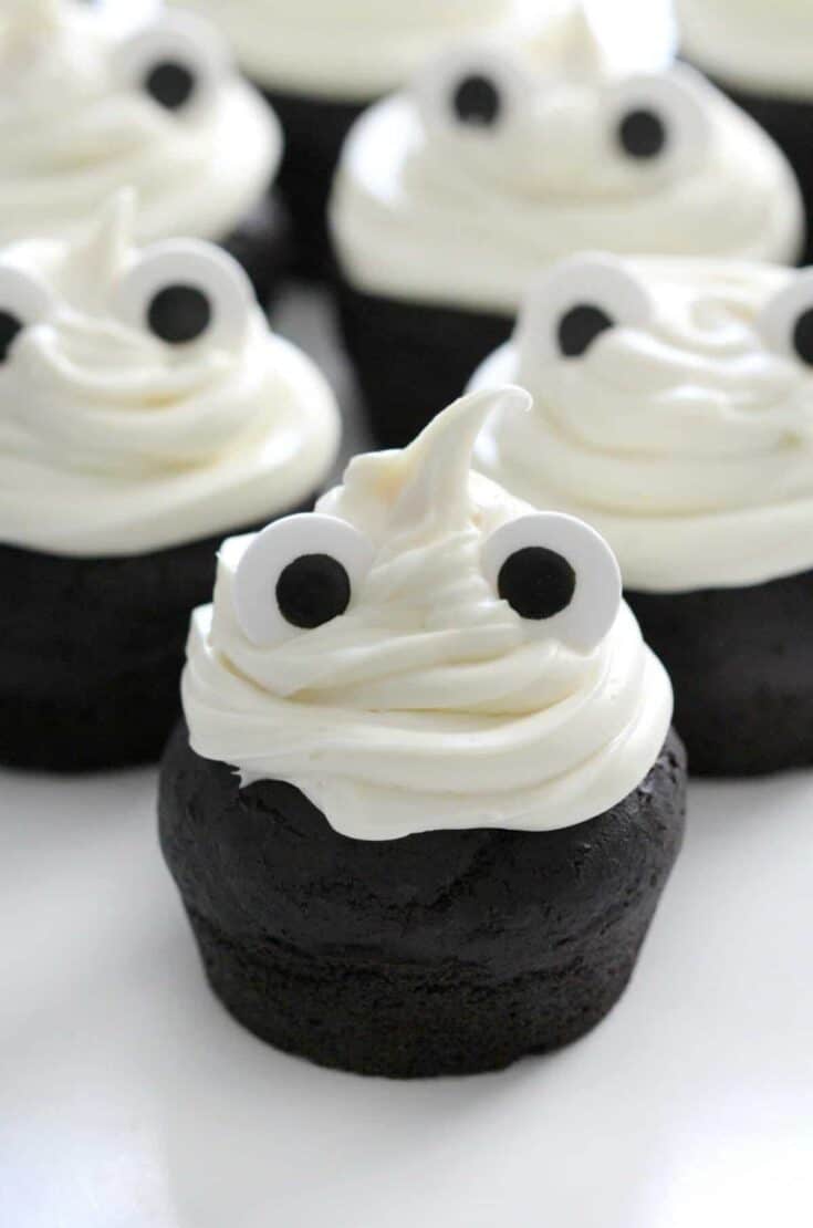 Midnight Ghost Cupcakes — Allergy-Friendly Halloween Treats