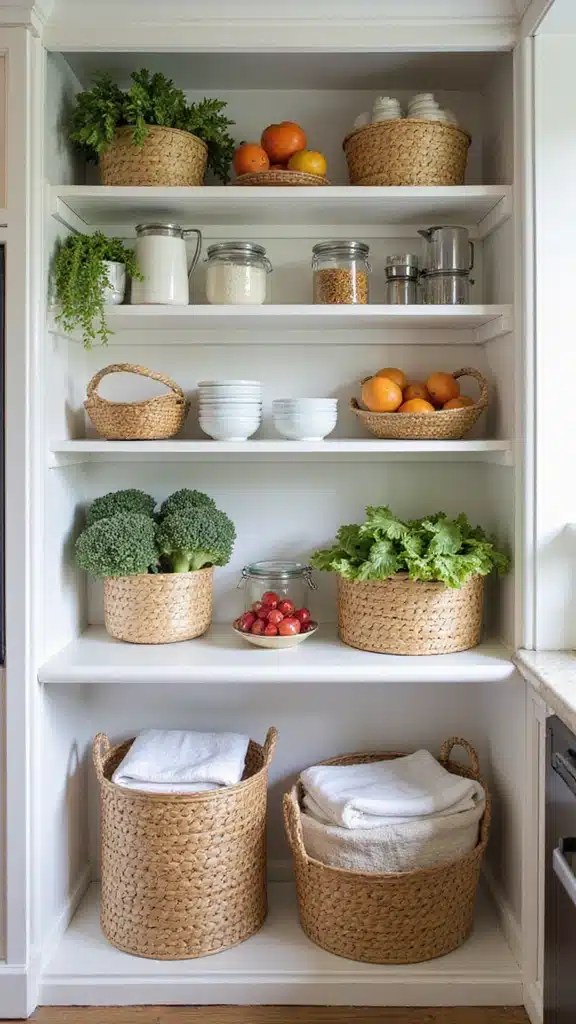 Elevate Your Kitchen with Stylish and Practical Storage Baskets