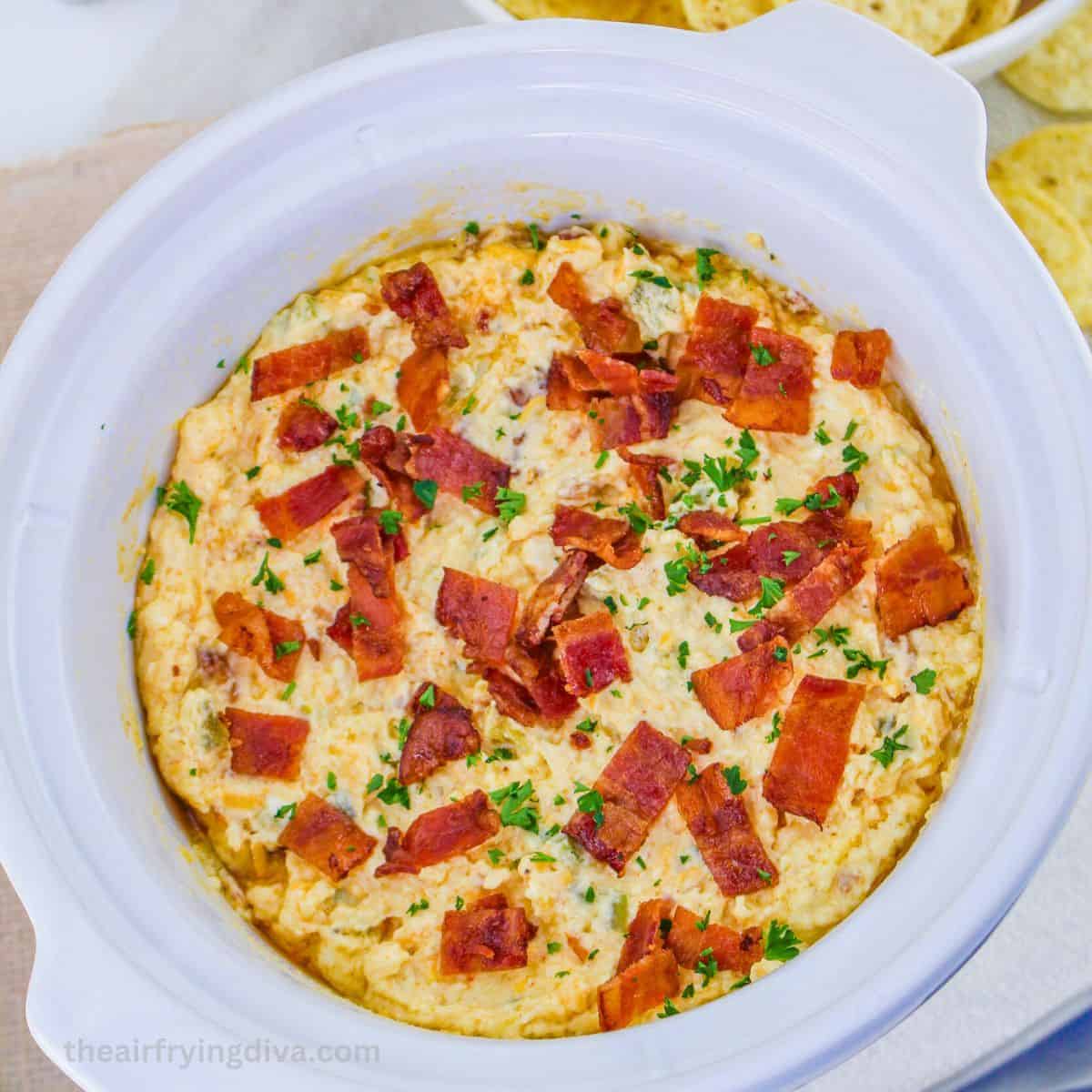 Witch’s Cauldron Spicy Stuffed-Pepper Party Dip
