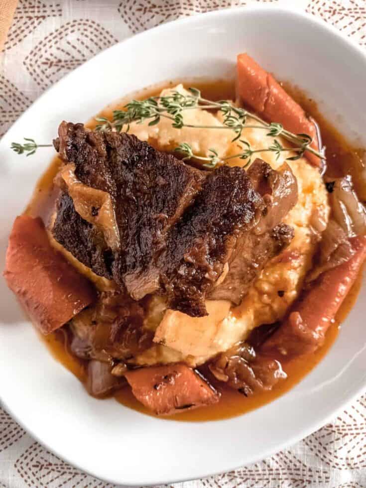 Beer Braised Beef Short Ribs