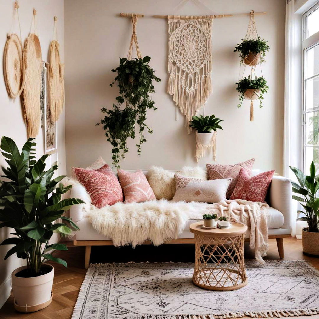 Weave Warmth with Handcrafted MacramΓ© Accents