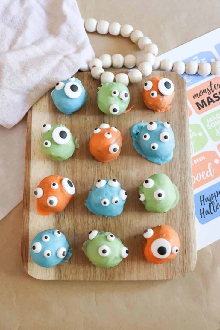 Midnight Monster Cookie Truffles