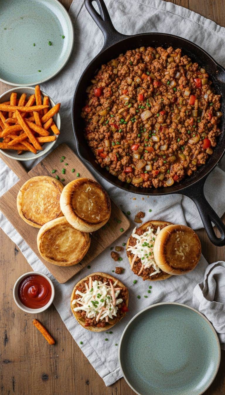 Hearty Homemade Sloppy Joe Sandwiches