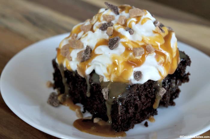 Chocolate-Toffee Cauldron: A Crockpot Party Cake