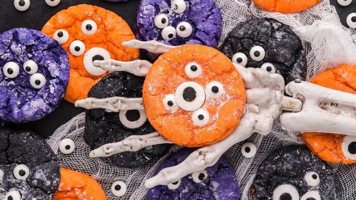 Monster Peepers: Easy Cake-Mix Eyeball Cookies