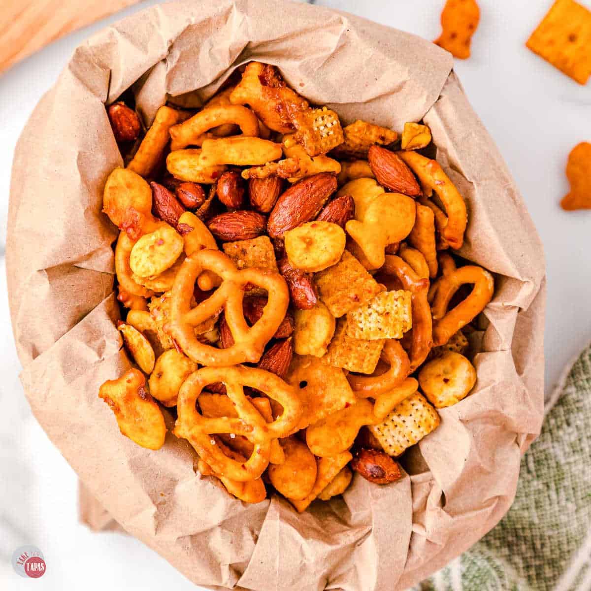 Sriracha Spell Snack Mix
