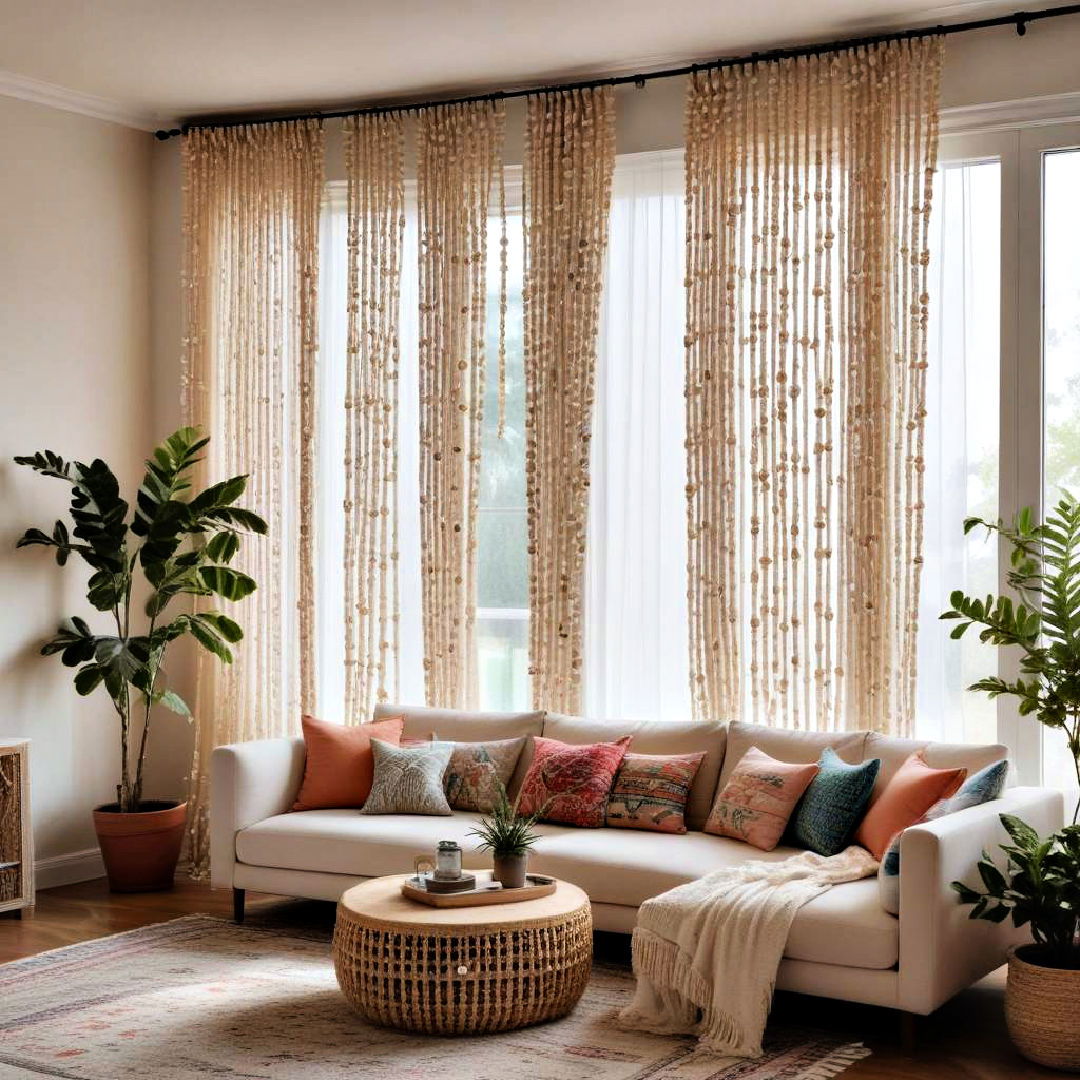 Add Whimsy and Sound with Playful Beaded Curtains