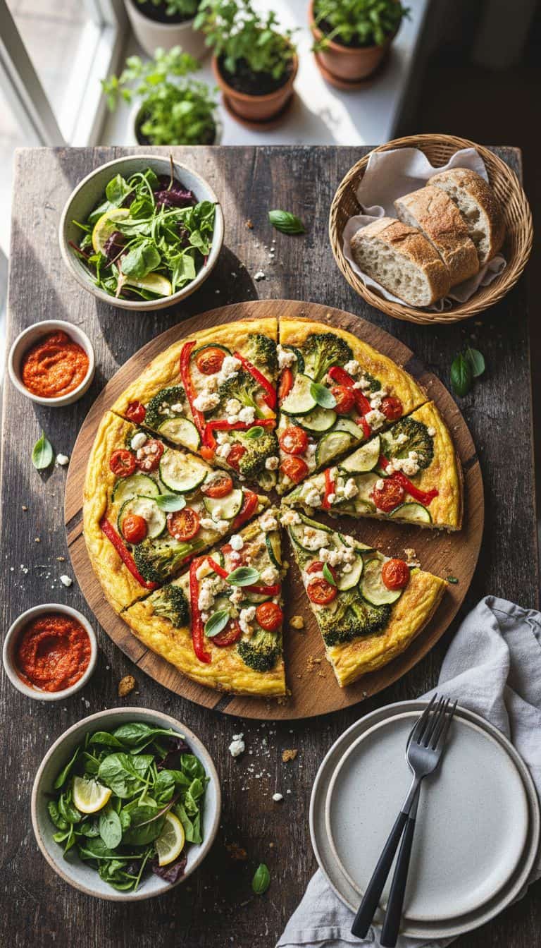 Hearty Garden Vegetable Egg Bake