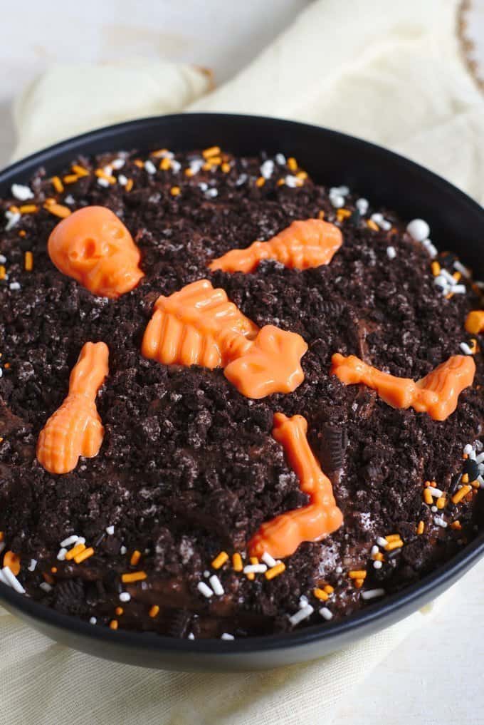 Midnight Mound Brownie Dip