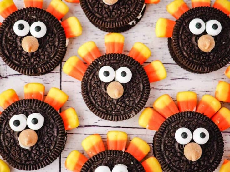 Candy Corn Oreo Monsters