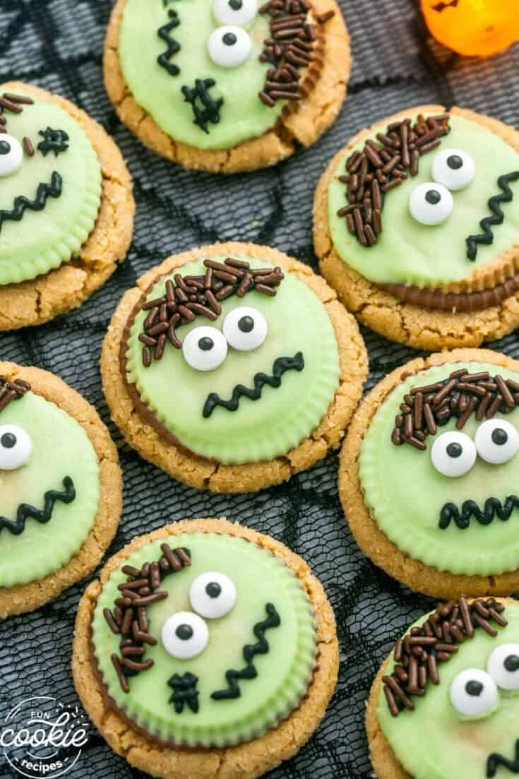 Franken-Cup Peanut Butter Monsters