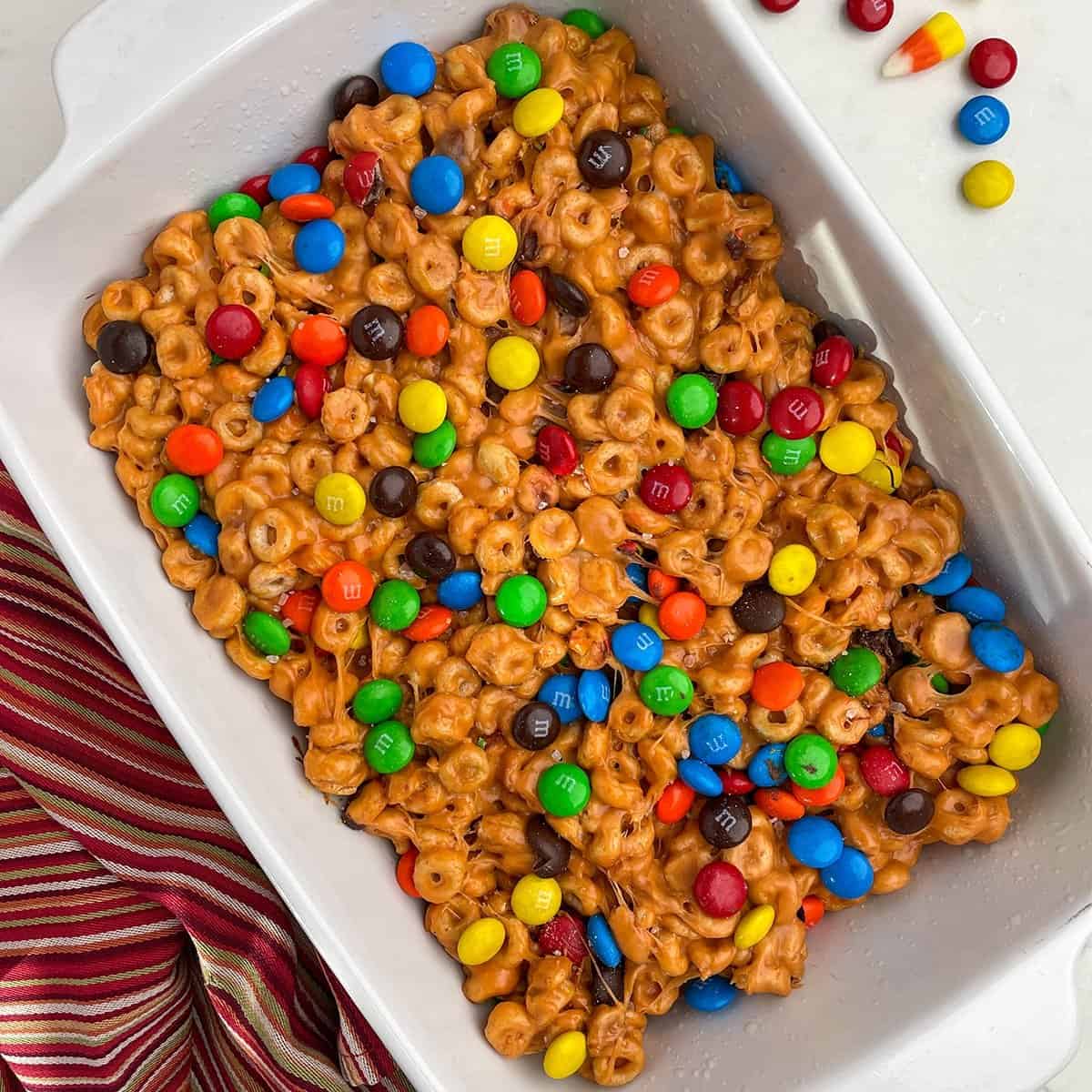 Candy Corn Carnival Crunch Bars