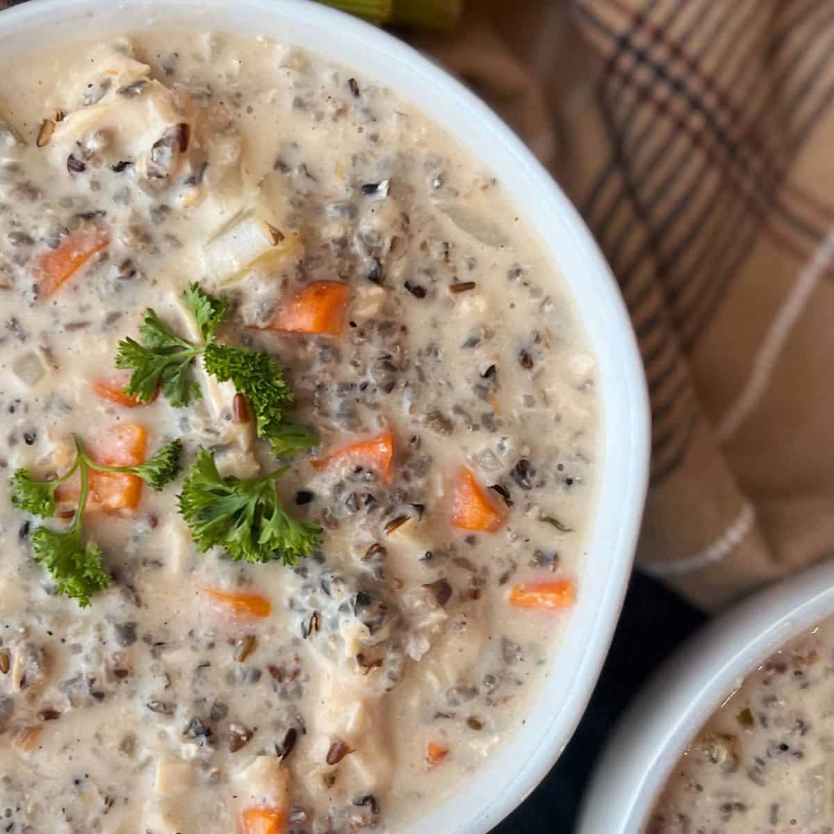 Crockpot Chicken Wild Rice Soup