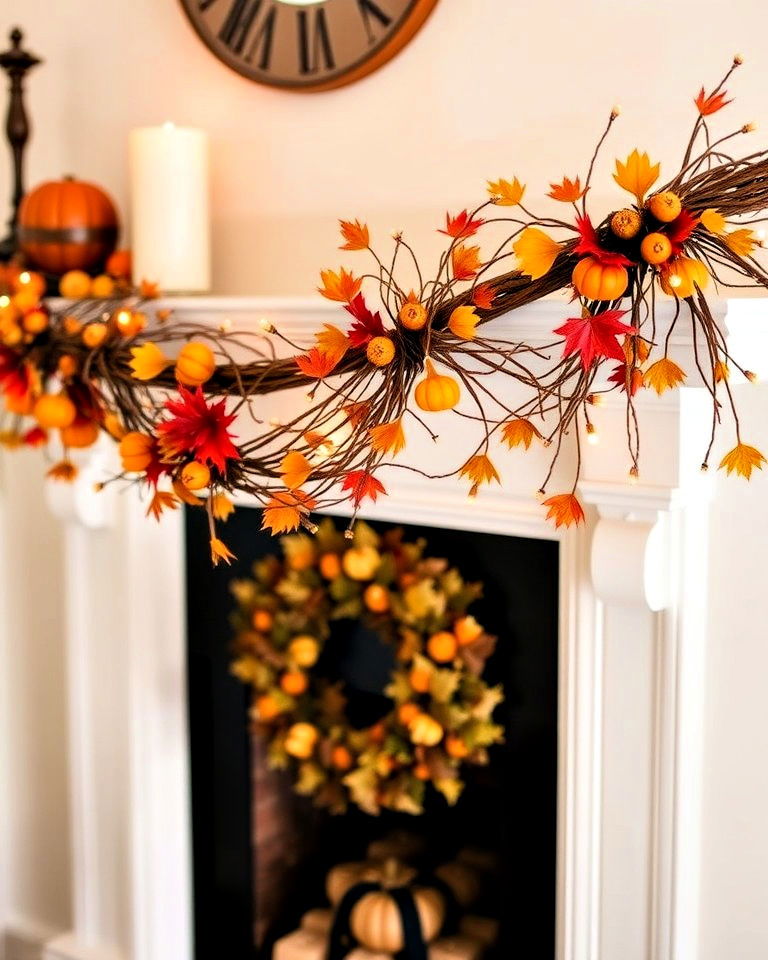 Rustic Elegance with Grapevine Garland