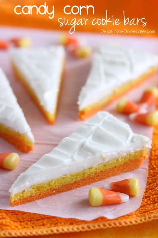 Candy Corn Cookie Slab — A Halloween Slice of Joy
