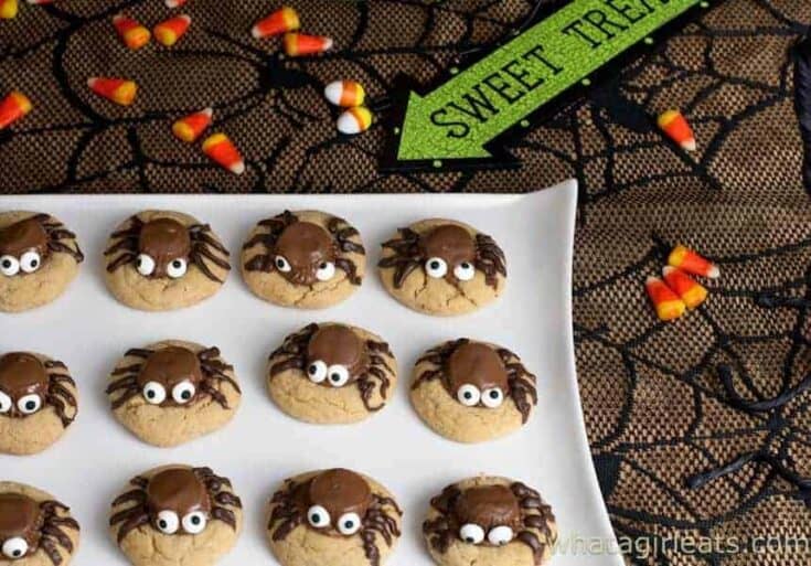 Eight-Legged Peanut Butter Cup Cookie Critters