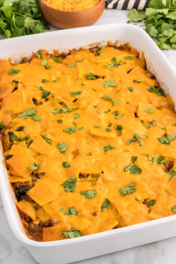 Beef Enchilada Casserole