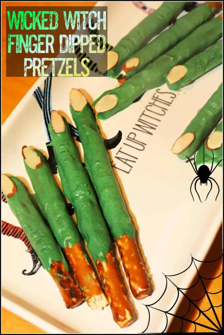 Twisted Witch Fingers — Dipped Pretzel Terrors