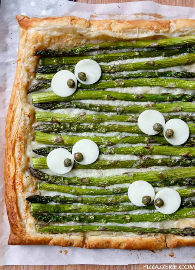 Goblin-Eye Asparagus & Gruyère Tartlets