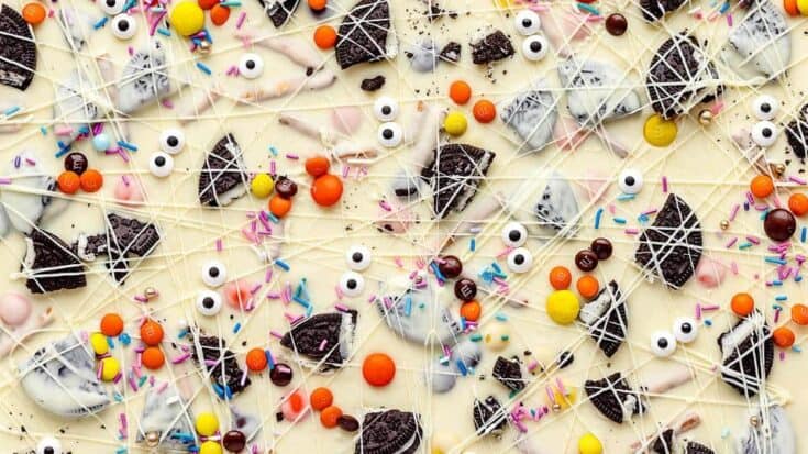 Eye-Popping White Chocolate Bark