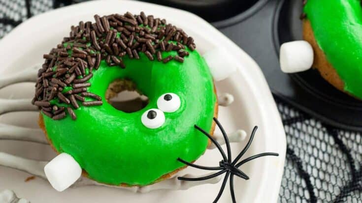 Franken-Apple Donuts: Cider-Spiced Monster Treats
