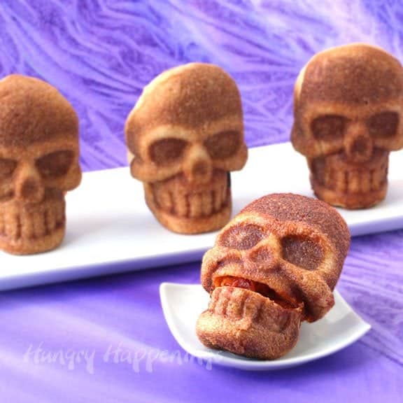 Skull-Stuffed Pizza Poppers
