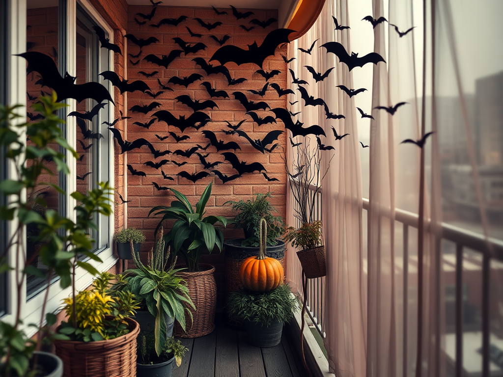 Bat Swarm Wall Decals
