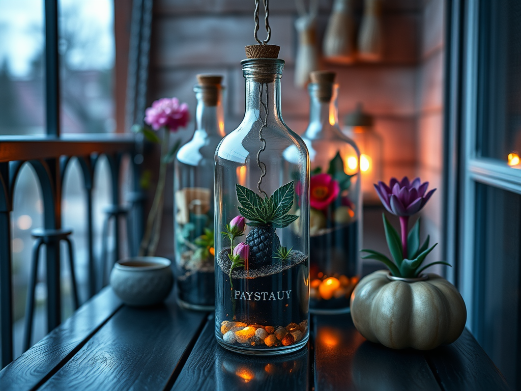 Potion Bottle Terrariums