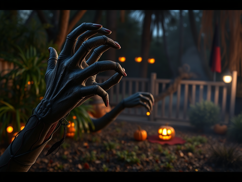 Zombie Apocalypse with Crawling Hands