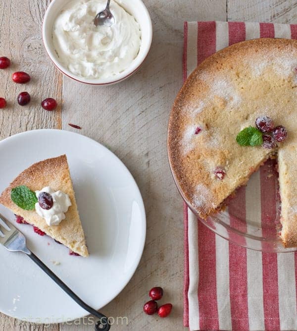 Nantucket-Style Crystalline Cranberry Custard