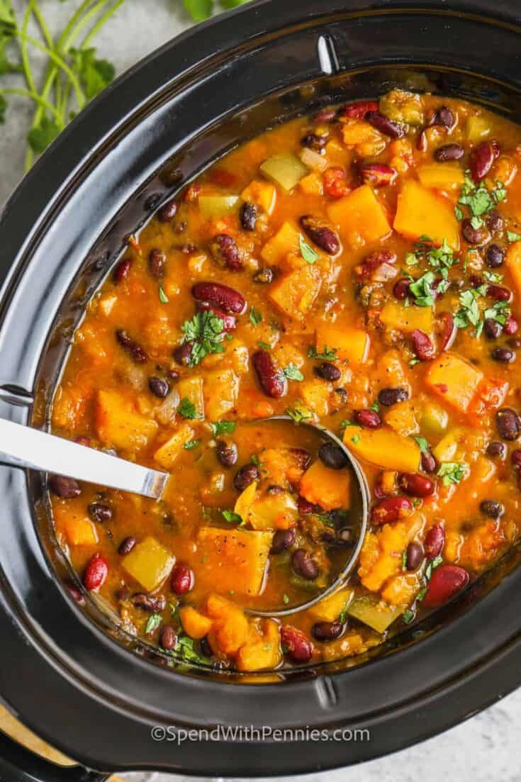 Smoky Autumn Slow-Cooker Squash Stew