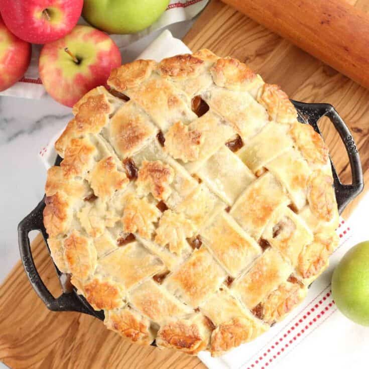 Rustic Orchard Caramel Tart