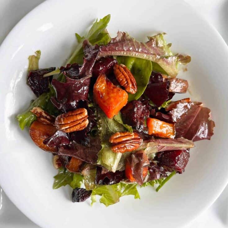 Autumn Roast Salad with Beets & Sweet Potatoes