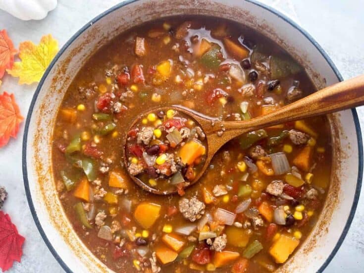 Smoky Butternut & Sweet Potato Harvest Chili