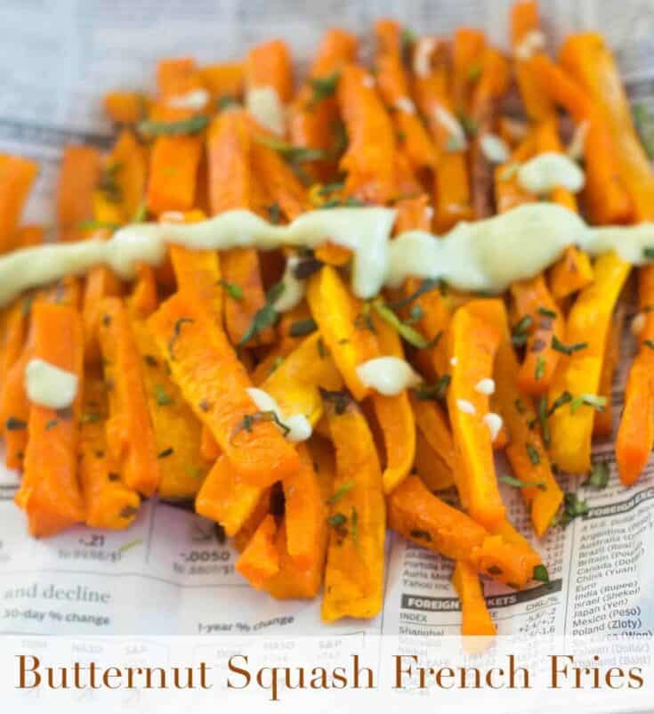 Autumn Batons: Crispy Roasted Butternut Fries