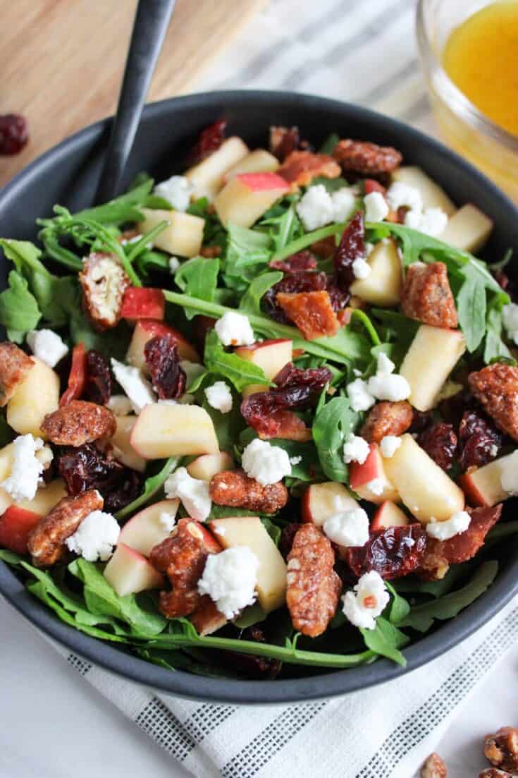 Harvest Crunch Salad with Maple Cider Vinaigrette