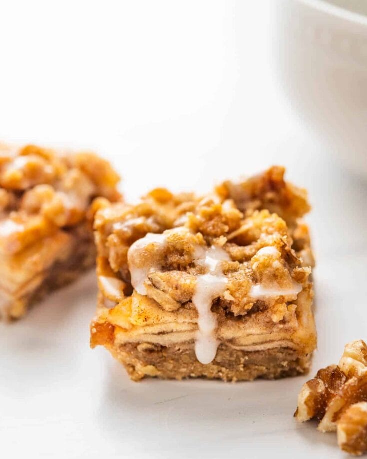 Autumn Spice Apple-Walnut Squares