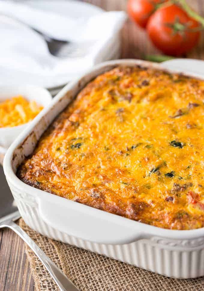 Maple-Sage Sausage & Butternut Brunch Bake