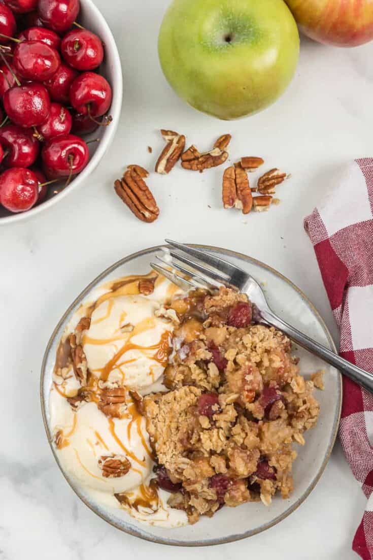 Rustic Orchard Streusel Bake