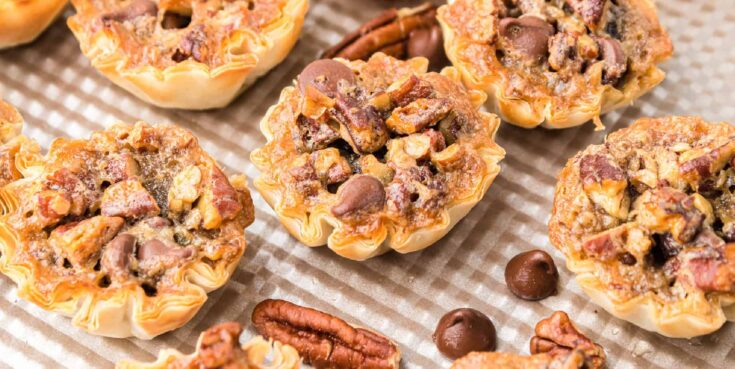 Tiny Pecan-Chocolate Tartlets