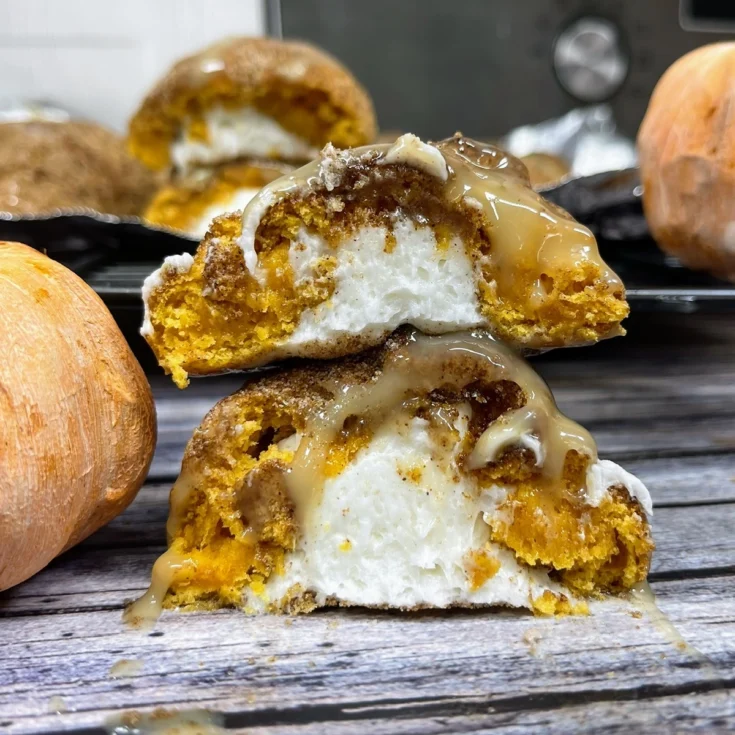 Pumpkin Cream Pockets — Cinnamon-Spiced Stuffed Cookies
