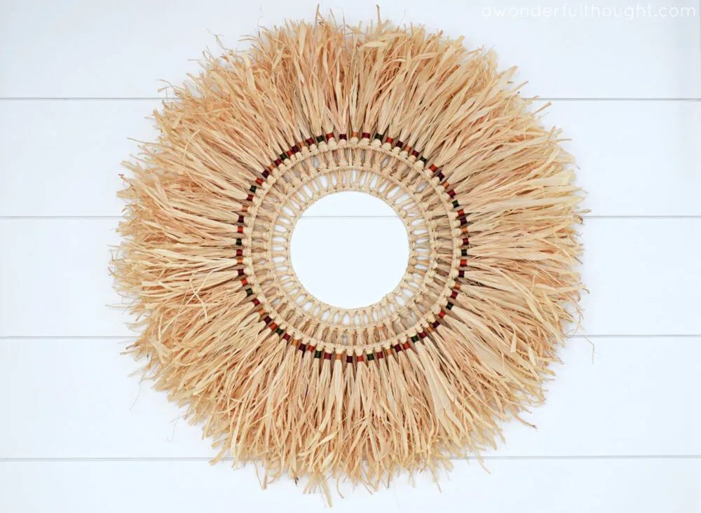 Raffia Ripple Wall Sculpture
